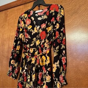 Black floral dress - Petal & Pup